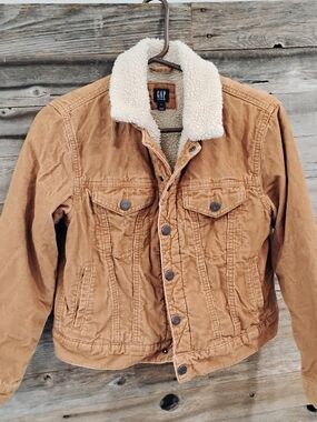 GAP Childrens XL Tan Corduroy Jacket
